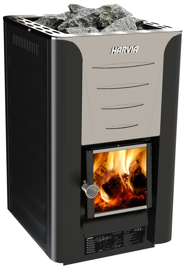 Harvia Pro 20 Vedeldade bastuaggregat frilagd